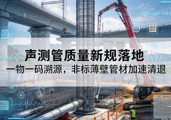 丰宁声测管质量新规落地，一物一码溯源，非标薄壁管材加速清退